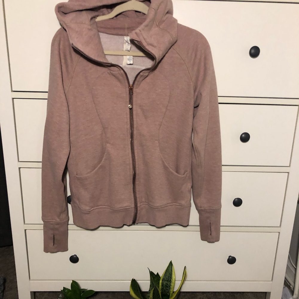 Blush Lululemon Scuba Hoodie